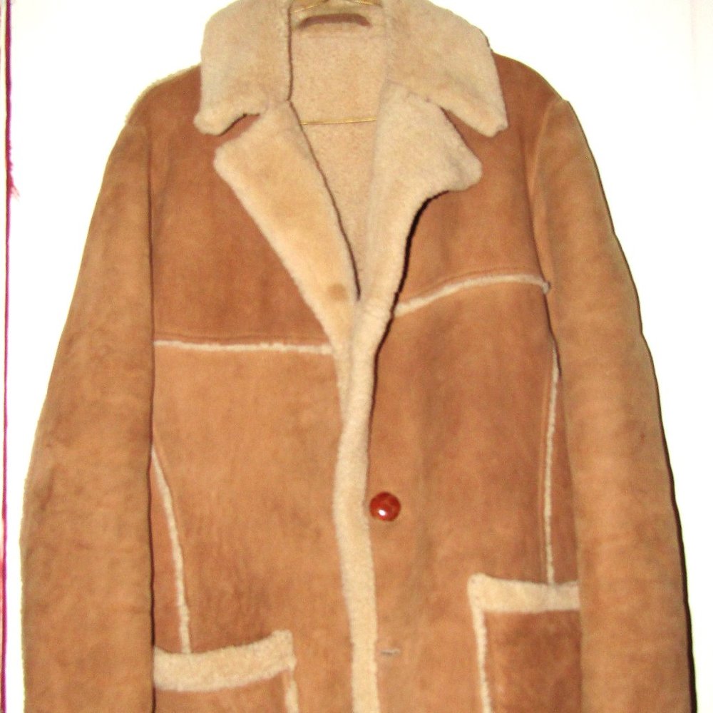 Retro Leather winter jacket